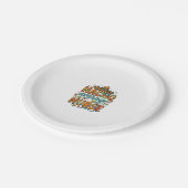 Assiettes En Carton Conception de chemise vectorielle Nacho Average Nu (Angle)