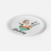 Assiettes En Carton Conception De Cuisson Pour Bakers (Angle)