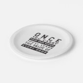 Assiettes En Carton Conception de devis de sagesse - Valeur de chaque (Angle)