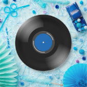 Assiettes En Carton Conception de disques vinyle (Fête)