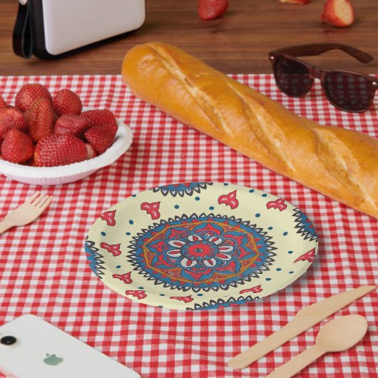 Assiettes En Carton conception de l'allocation (Pique-nique)