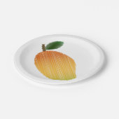 Assiettes En Carton Conception de mangue avec titre (Angle)