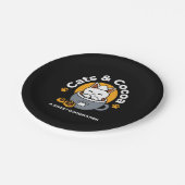 Assiettes En Carton Conception de Mug de vacances avec Cosy Cat et Paw (Angle)