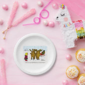 Assiettes En Carton Conception de Noël 11 (Fête)