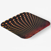 Assiettes En Carton Conception de points d'art (Angulaire)