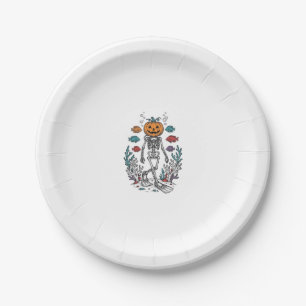 Assiettes En Carton Conception de Poisson de Plongeur de Squelette de