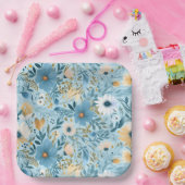 Assiettes En Carton Conception de prairie de marais (Fête)