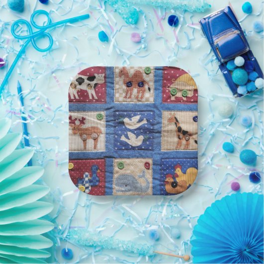 Assiettes En Carton Conception de surfaces composées (Fête)