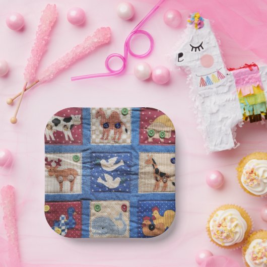 Assiettes En Carton Conception de surfaces composées (Fête)