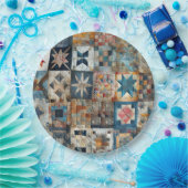 Assiettes En Carton Conception de surfaces composées à l'ancienne (Fête)