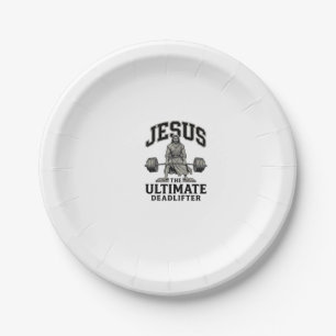 Assiettes En Carton Conception de t-shirt de gym vintage Jésus Ultimat