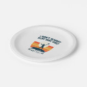 Assiettes En Carton Conception de T-shirt Disk Golf Lover (Angle)