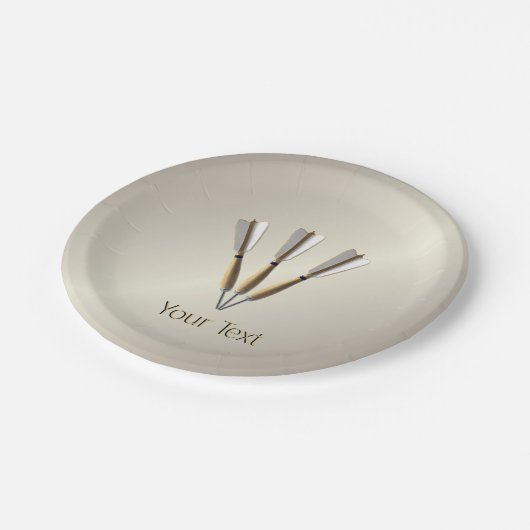 Assiettes En Carton Conception de tableau groupé (Angle)