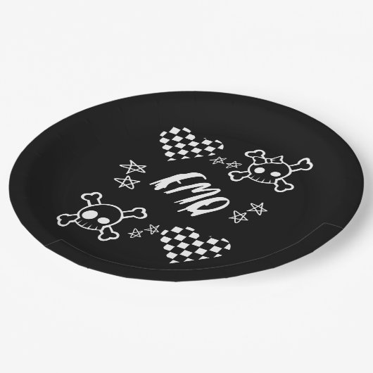 Assiettes En Carton Conception d'Emo (Angle)