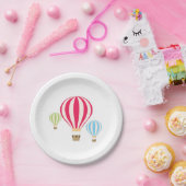 Assiettes En Carton Conception des ballons à air chaud (Fête)