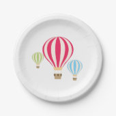 Assiettes En Carton Conception des ballons à air chaud (Devant)