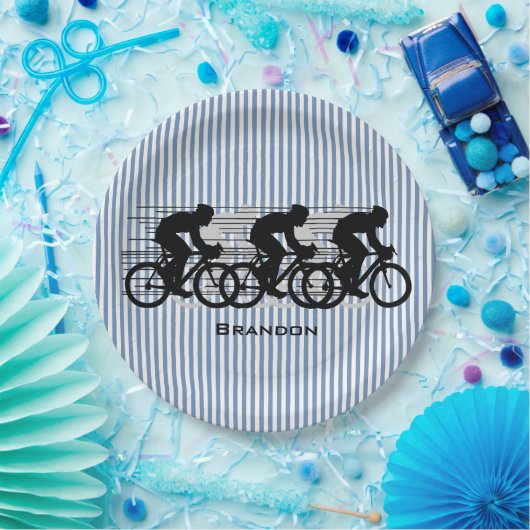 Assiettes En Carton Conception des bandes cyclables (Fête)