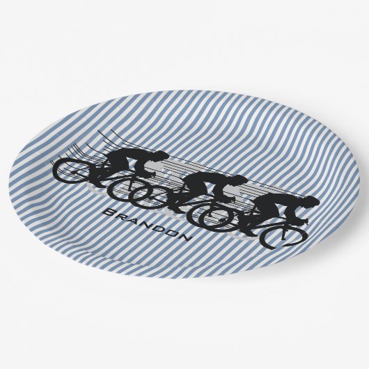 Assiettes En Carton Conception des bandes cyclables (Angle)
