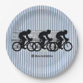 Assiettes En Carton Conception des bandes cyclables (Devant)