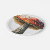 Assiettes En Carton Conception des champignons à plaque de papier (Angle)