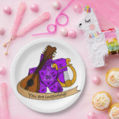 Assiettes En Carton Conception des dés de série (Fête)