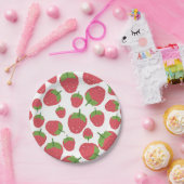 Assiettes En Carton Conception des fruits de framboise (Fête)