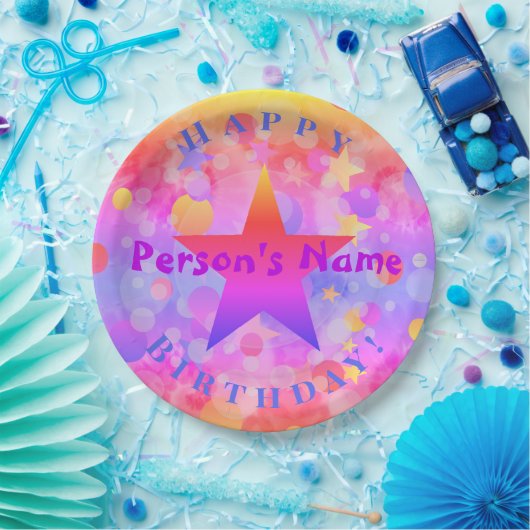 Assiettes En Carton Conception des plaques de fête d'anniversaire HAMb (Fête)