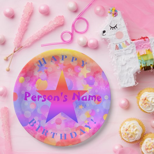 Assiettes En Carton Conception des plaques de fête d'anniversaire HAMb (Fête)