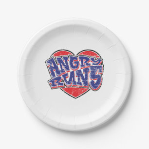 Assiettes En Carton Conception des ventilateurs Angry Runs v2