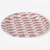 Assiettes En Carton Conception d'image Red Lobster (Angle)