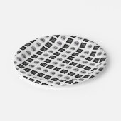 Assiettes En Carton Conception du Motif du logo géométrique 2 (Angle)