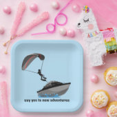 Assiettes En Carton Conception du parachute (Fête)