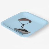 Assiettes En Carton Conception du parachute (Angulaire)