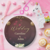 Assiettes En Carton Conception élégante steampunk, (Fête)