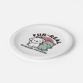 Assiettes En Carton Conception "Fur-Real Friends Forever" (Angle)