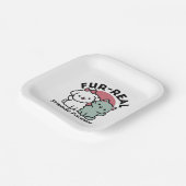 Assiettes En Carton Conception "Fur-Real Friends Forever" (Angulaire)