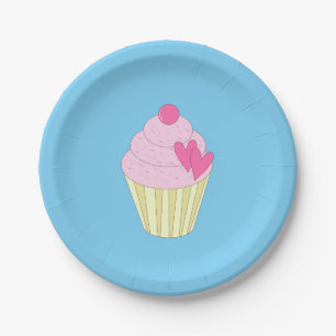 Assiettes En Carton Conception illusima Bleu