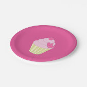 Assiettes En Carton Conception illusima Rose (Angle)