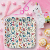 Assiettes En Carton Conception inspirée d'Otomi (Fête)