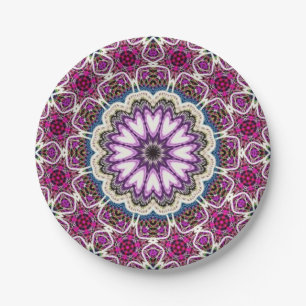 Assiettes En Carton conception mandala