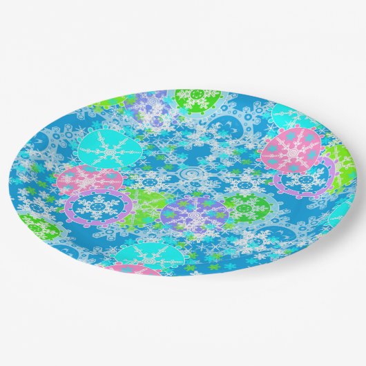 Assiettes En Carton Conception nouvelle année (Angle)