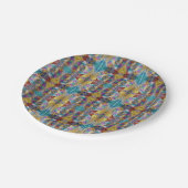 Assiettes En Carton Conception quadrillée (Angle)