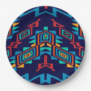 Assiettes En Carton Conception tordue d'abrégé sur formes