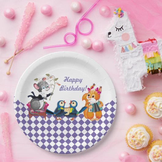 Assiettes En Carton concert (Fête)