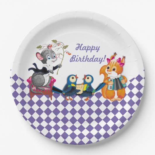 Assiettes En Carton concert (Devant)