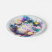 Assiettes En Carton Concevez vos propres paquets en papier (Angle)