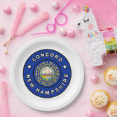 Assiettes En Carton Concord New Hampshire (Fête)