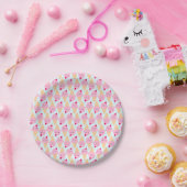 Assiettes En Carton Cônes de crème glacée Kawaii (Fête)