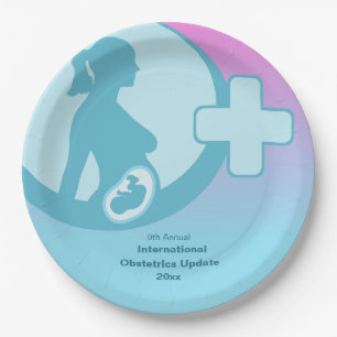 Assiettes En Carton Conférence Médicale sur l'obstétrique et la gynéco