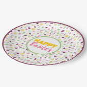 Assiettes En Carton Confetti. (Angle)